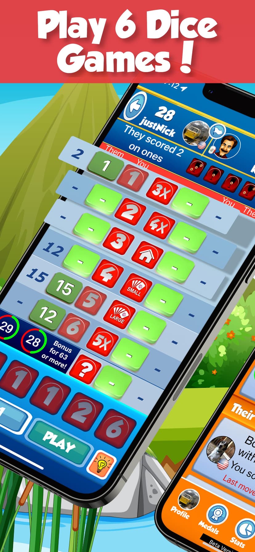 Dice World: Farkle & Yatzy screenshot 1 - screenshot
