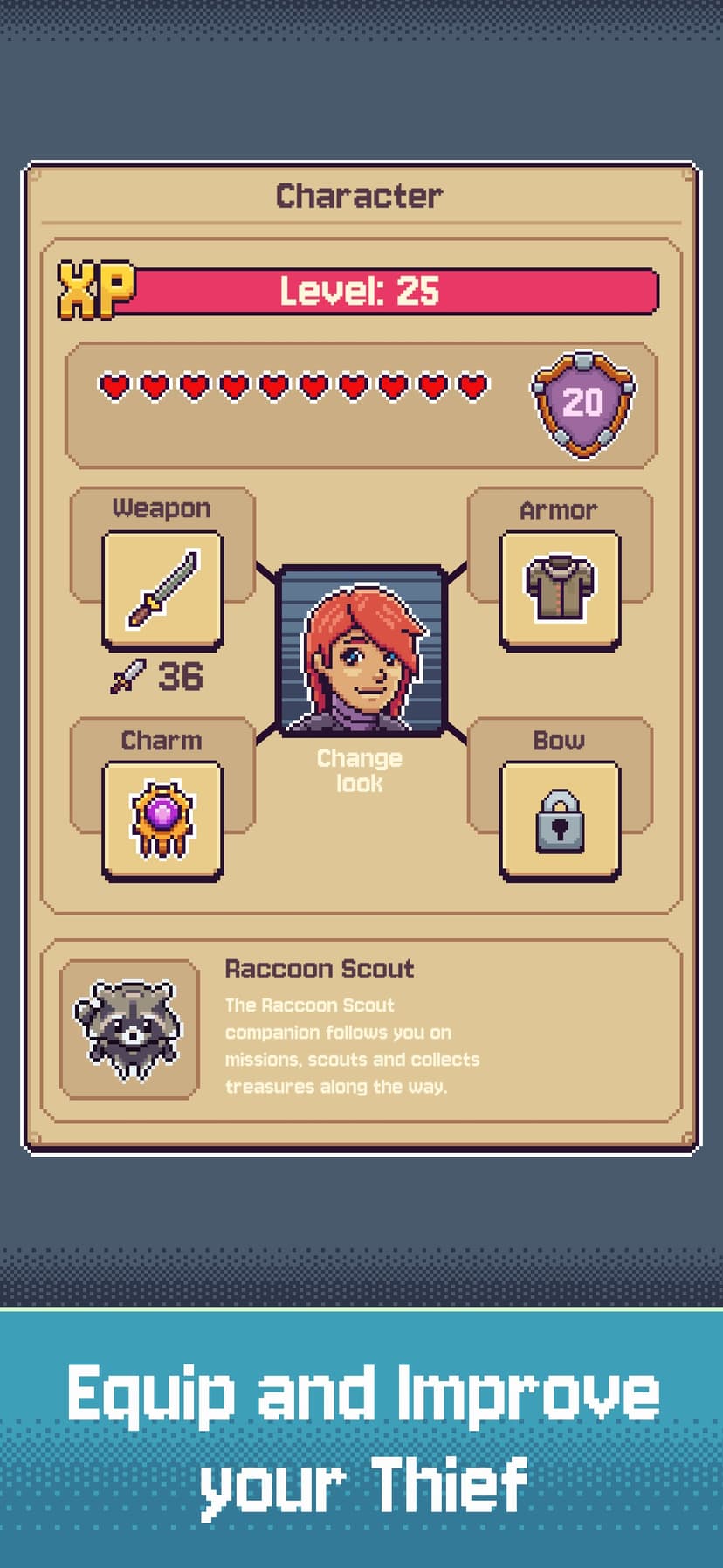 Idle Thief Village: Retro RPG screenshot 7 - screenshot