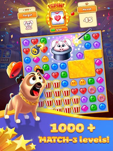Super Pug Story Match 3 puzzle screenshot 14 - screenshot