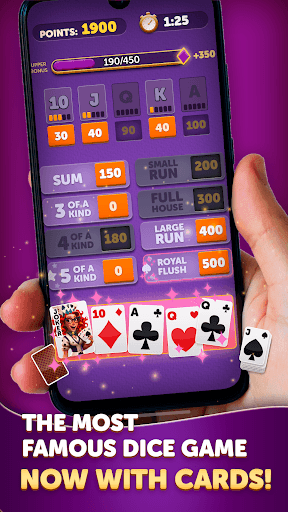 Yatzy Cards screenshot 1 - screenshot