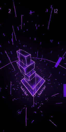 Neon Stack 3D - Stack blocks screenshot 2 - screenshot
