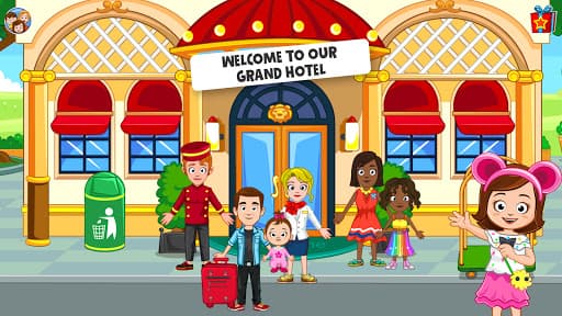 My Town Hotel Games for kids screenshot 1 - screenshot