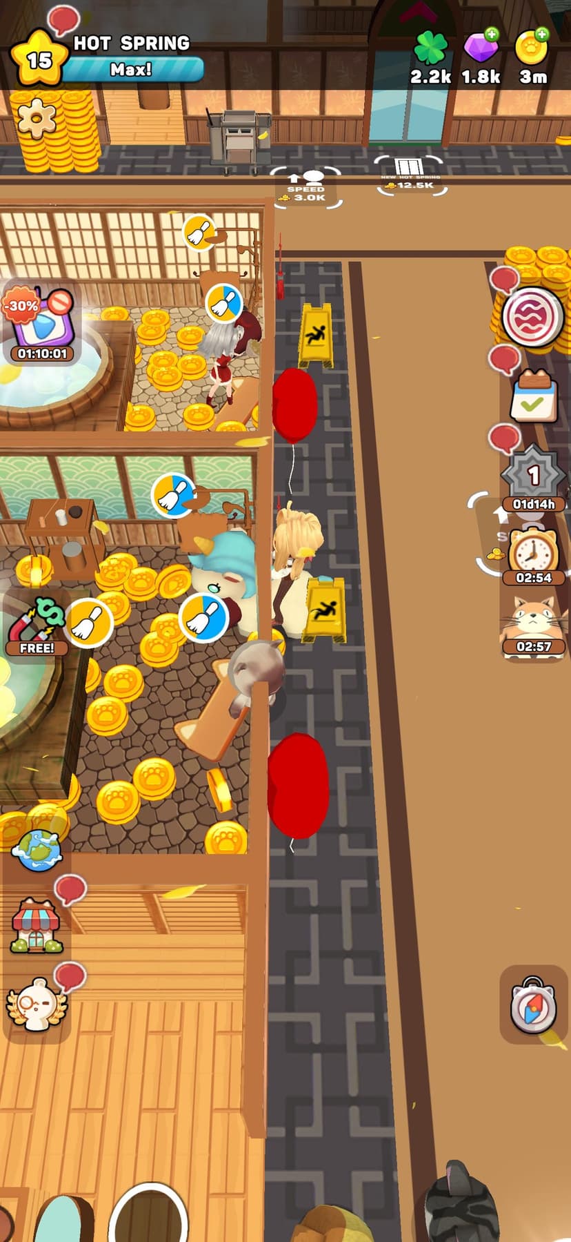 Kawaii Hot Spring: Idle Tycoon screenshot 2 - screenshot