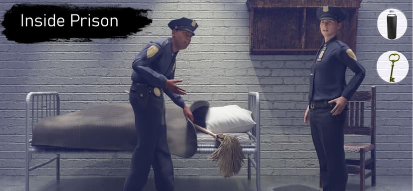 Escape Prison 2 adventure game screenshot 1 - screenshot