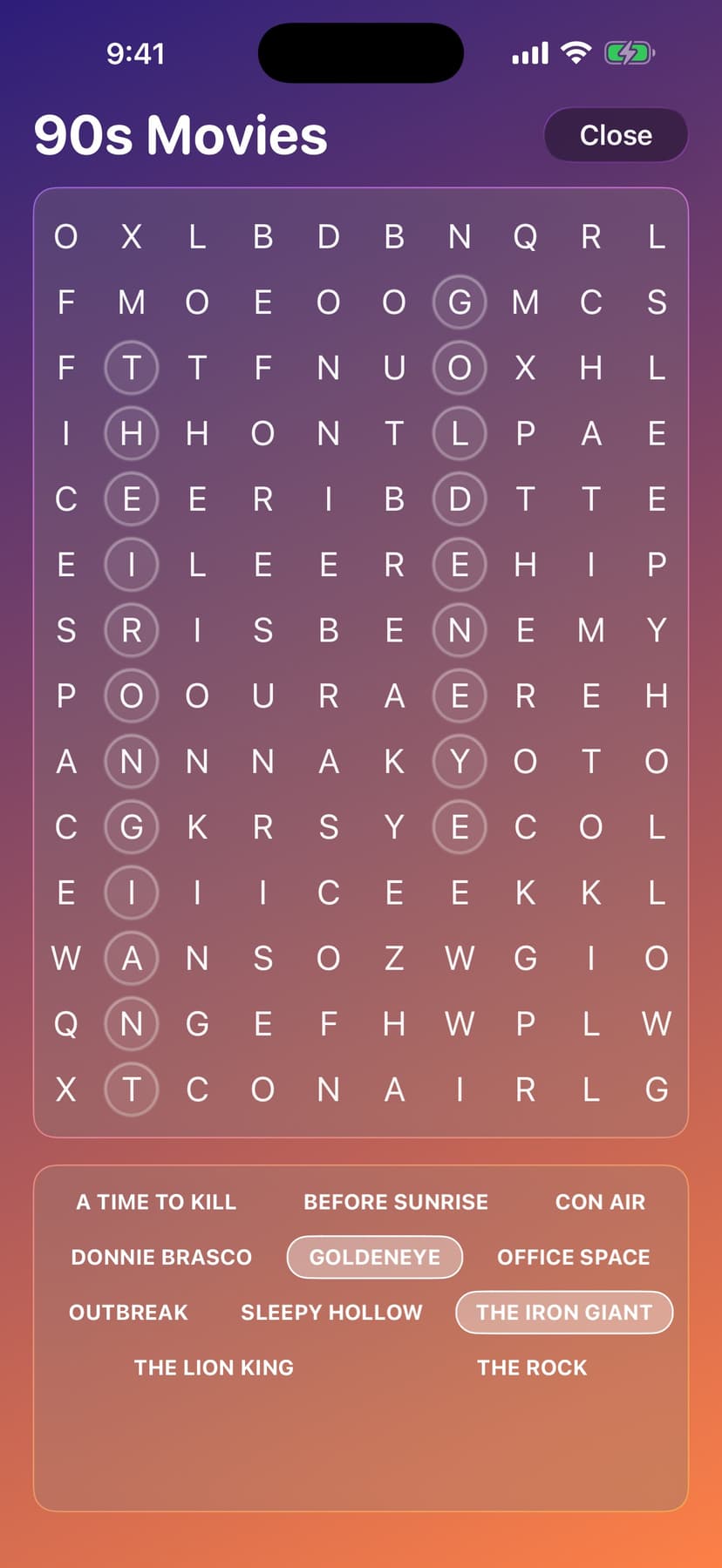 Woarch: Word Search Unwind screenshot 2 - screenshot