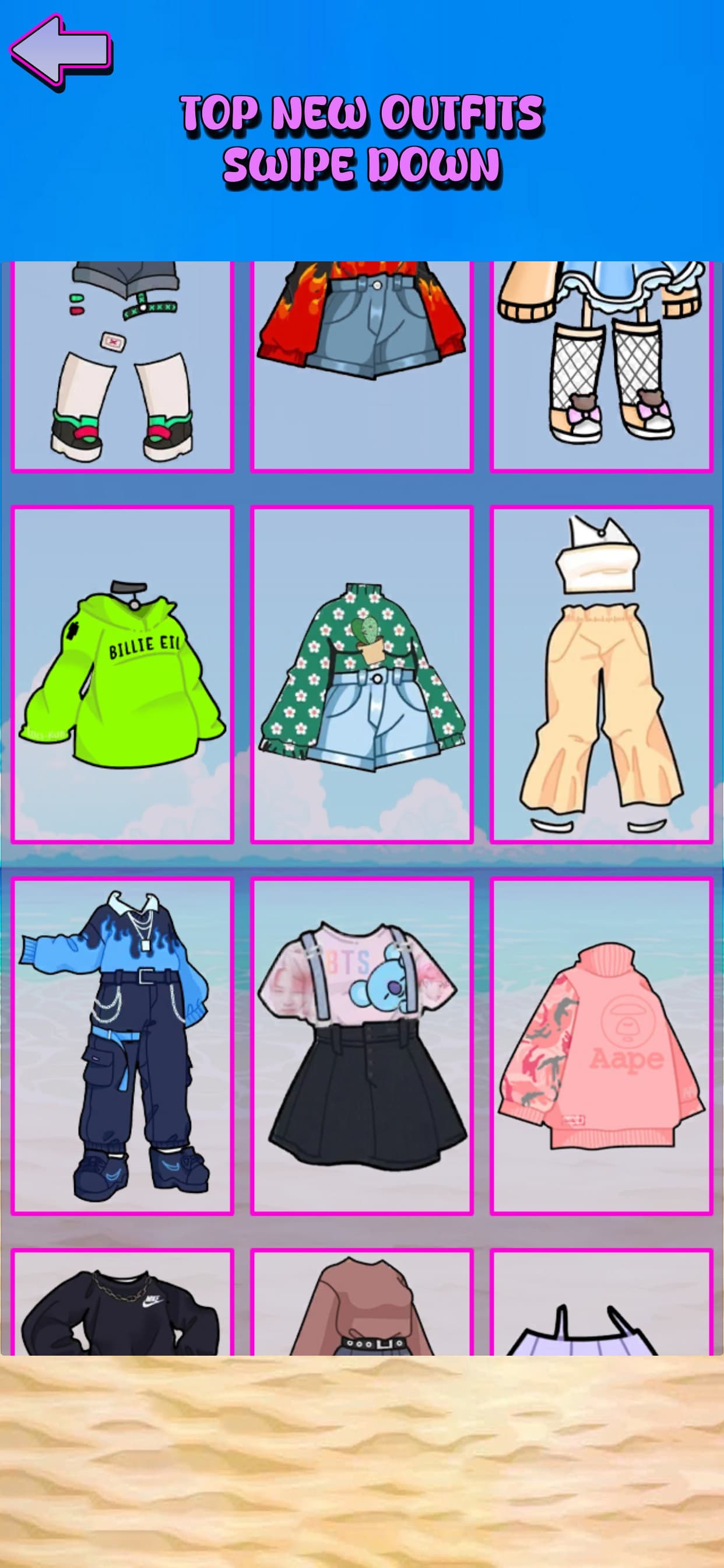 Gacha Glitch Neon Outfits screenshot 2 - screenshot