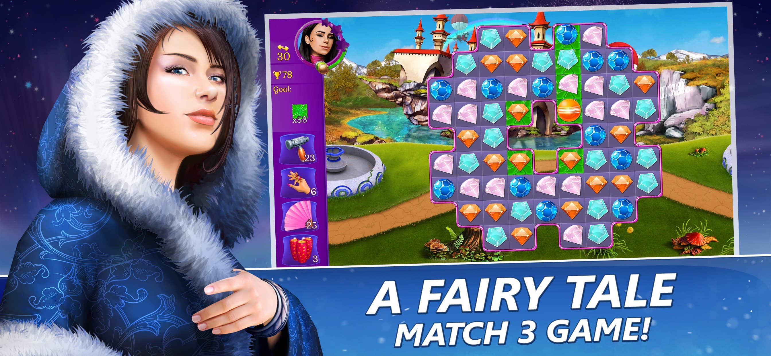 Season Match 3 Jewel Quest screenshot 1 - screenshot