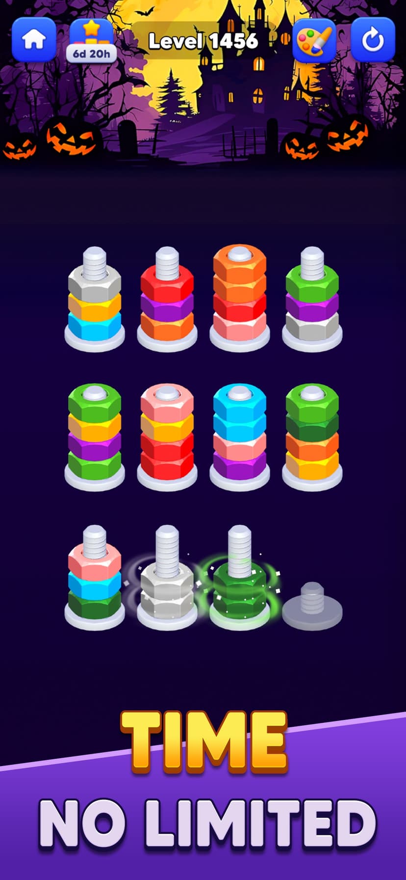 Nut Sort: Color Match Game screenshot 4 - screenshot