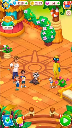 Secrets of Paradise Merge Game screenshot 1 - screenshot