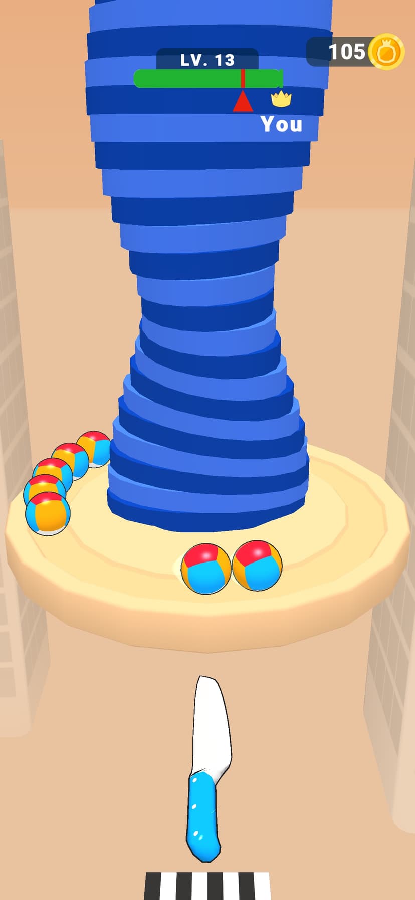 Ball Up: Knife Racing screenshot 4 - screenshot