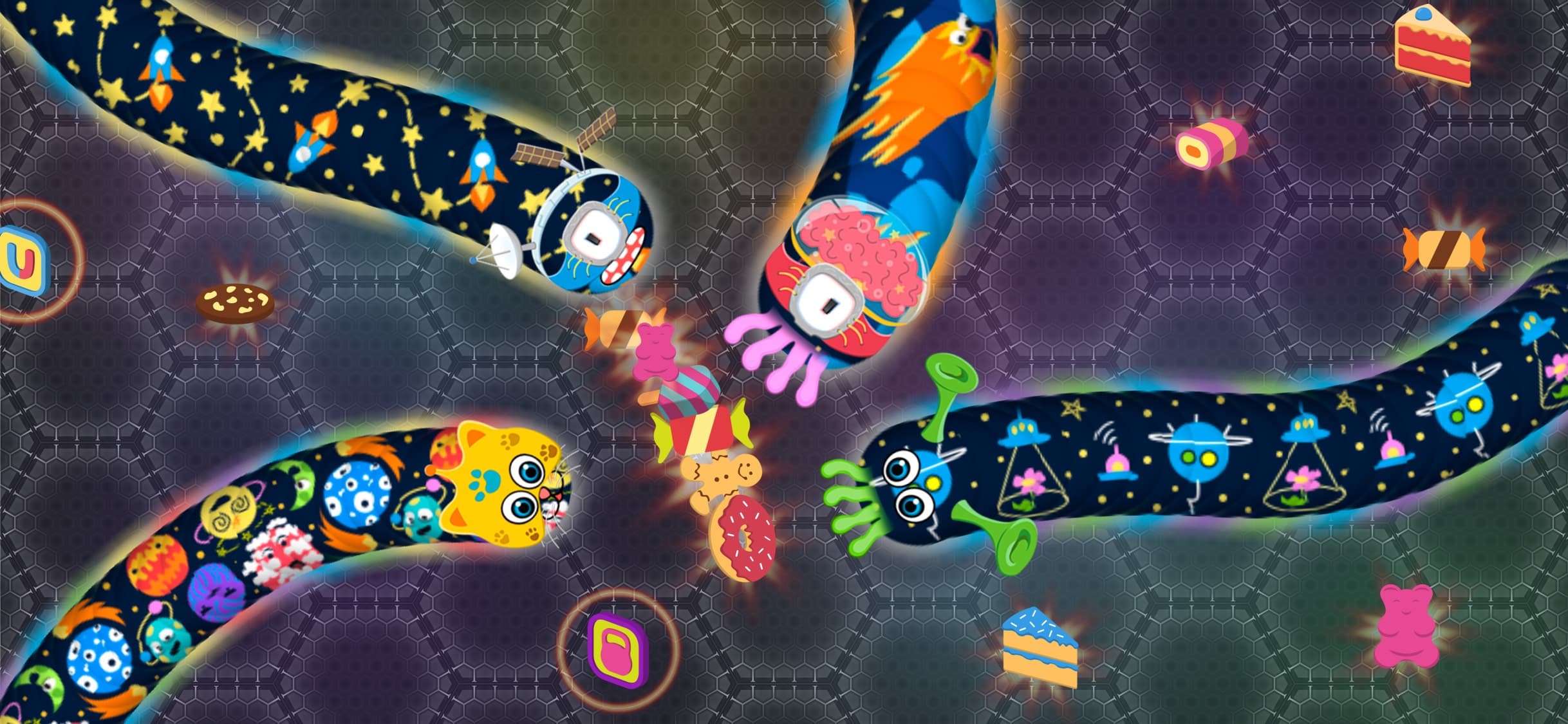 Wormate.io screenshot 1 - screenshot