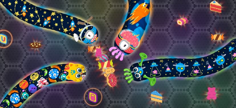 Wormate.io screenshot 1 - screenshot