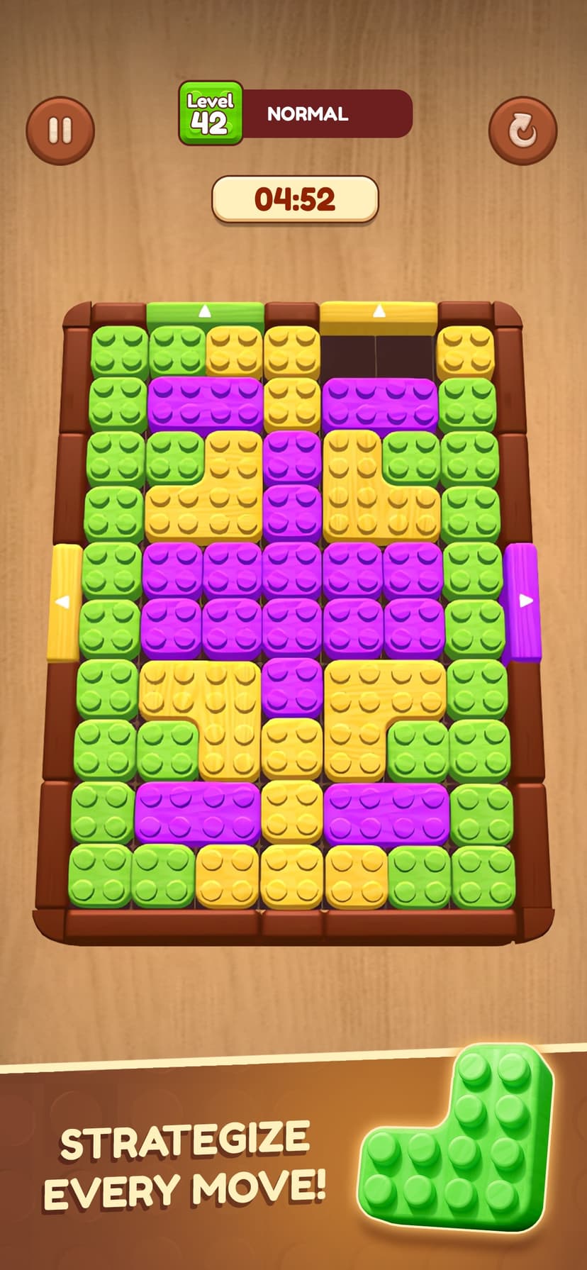 Wooden Slide: Block Escape screenshot 3 - screenshot