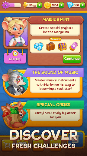 Merge Inn - Cafe Merge Game screenshot 7 - screenshot