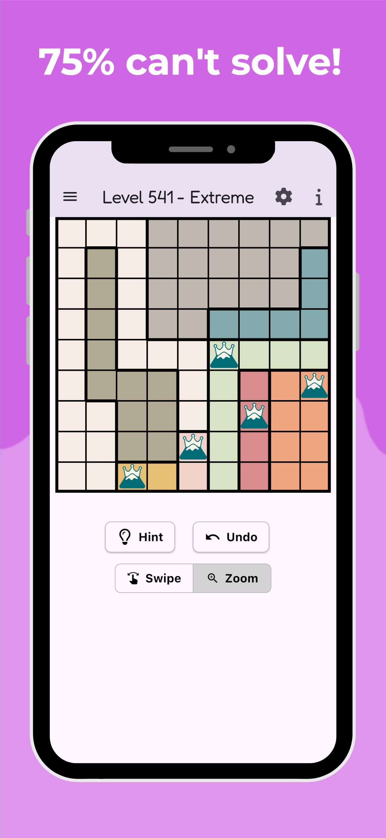 Crowns Logic Game screenshot 1 - screenshot