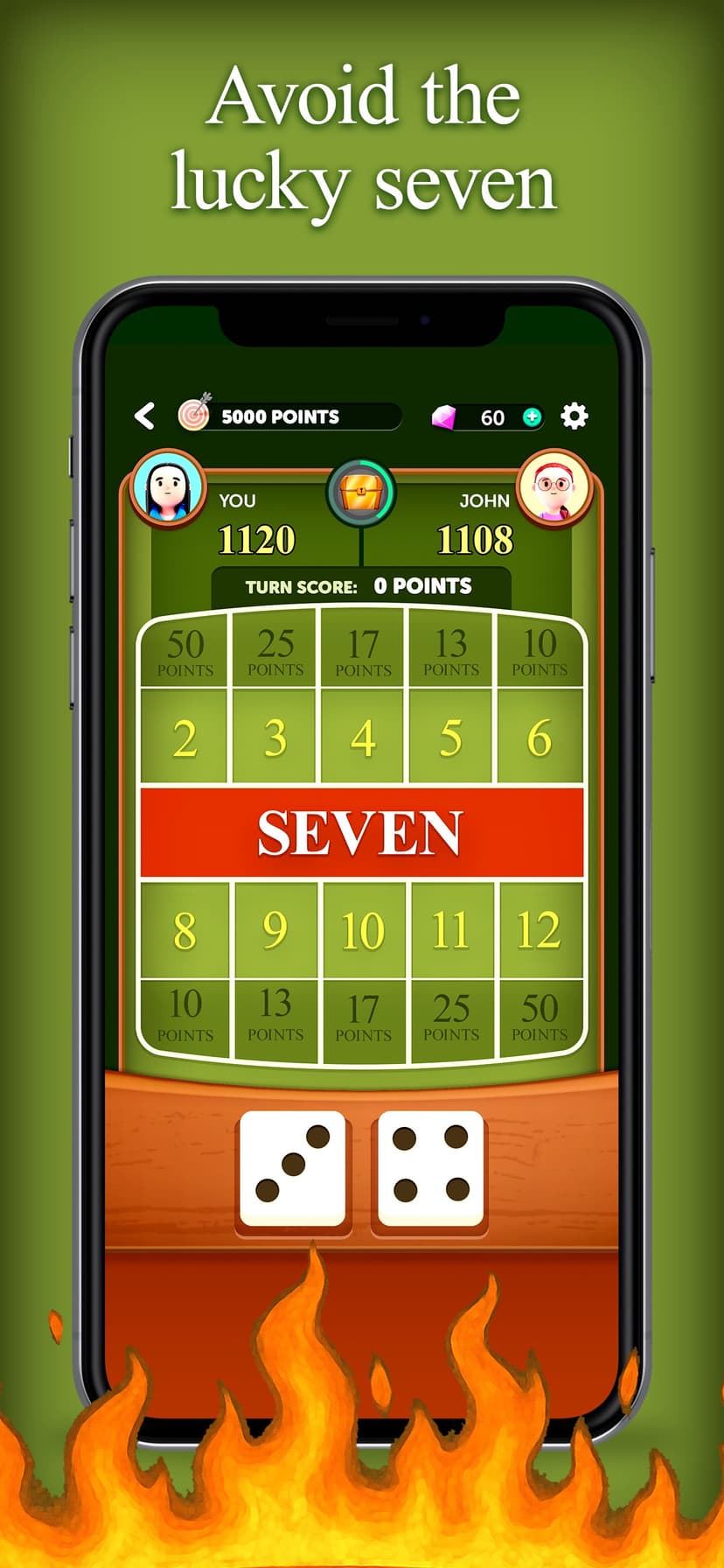 Hot Rolls Dice Strategy Game screenshot 2 - screenshot