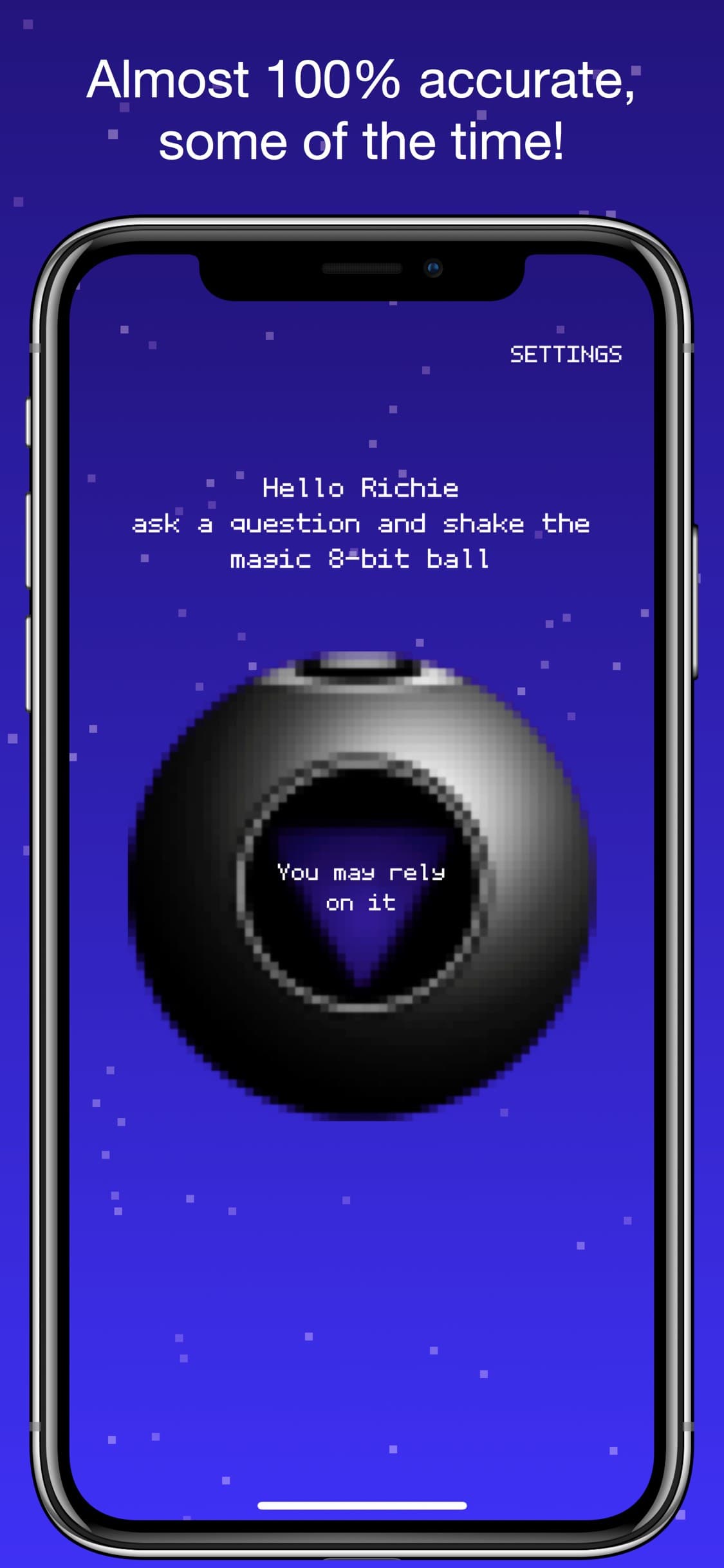 Magic 8 bit 8 ball screenshot 3 - screenshot