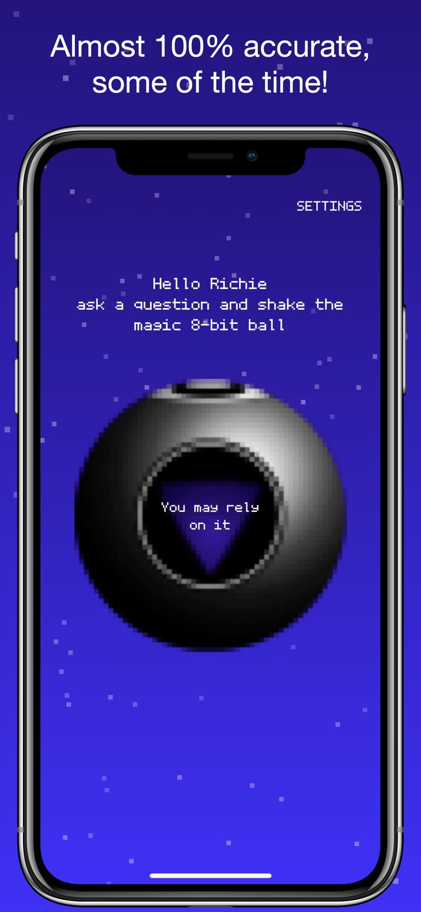Magic 8 bit 8 ball screenshot 3 - screenshot