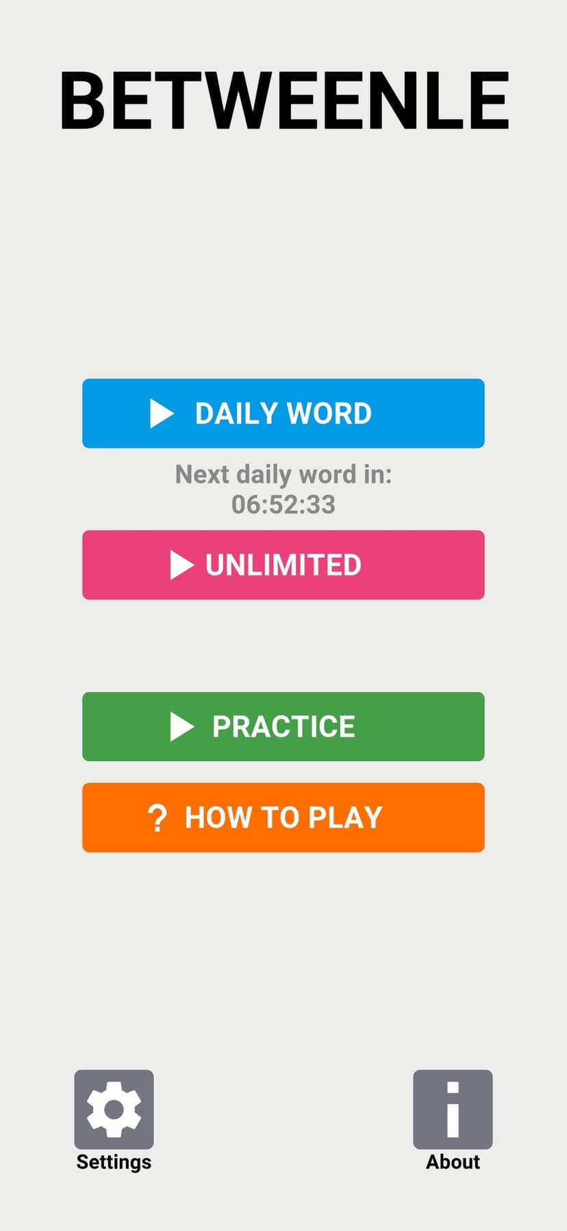 Betweenle screenshot 4 - screenshot