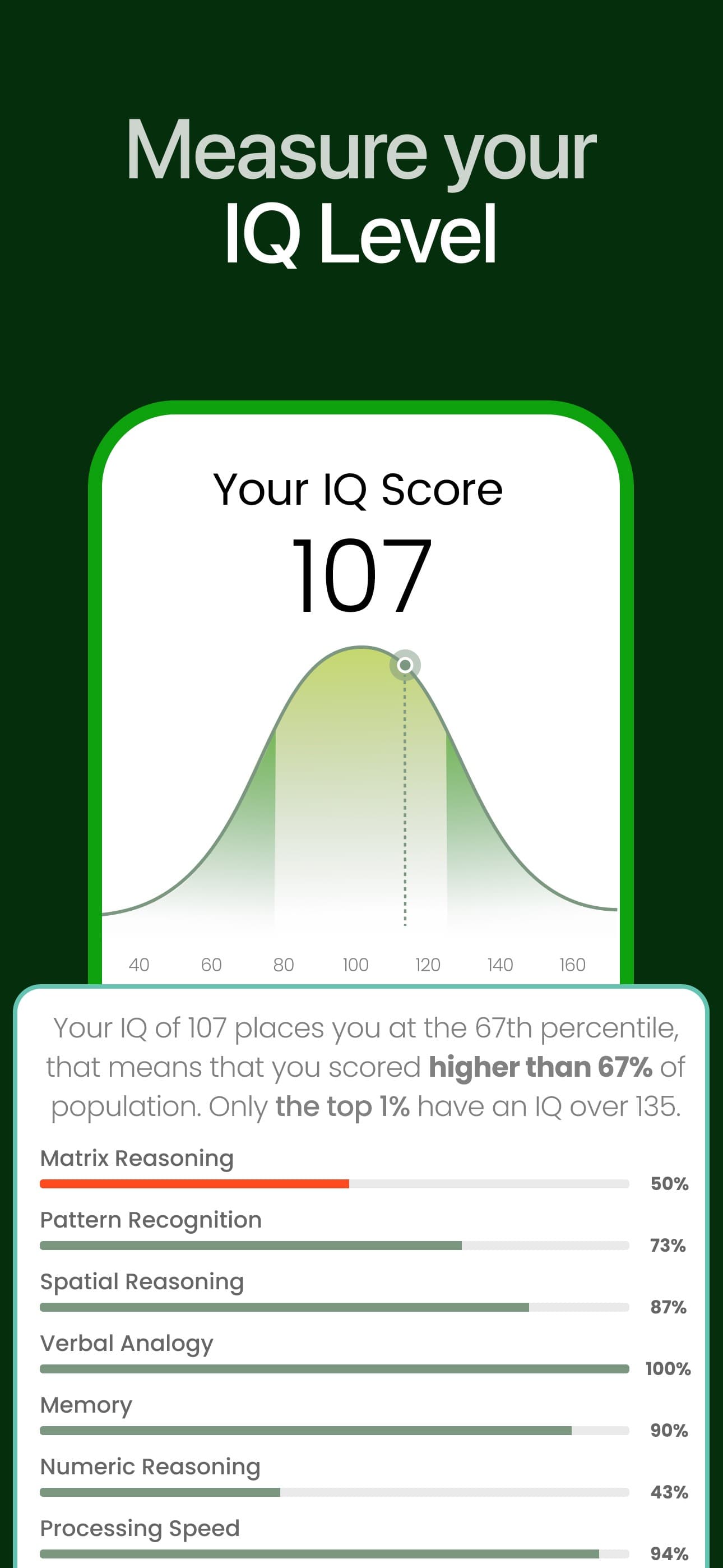 IQ Test - Brain Training Games screenshot 3 - screenshot