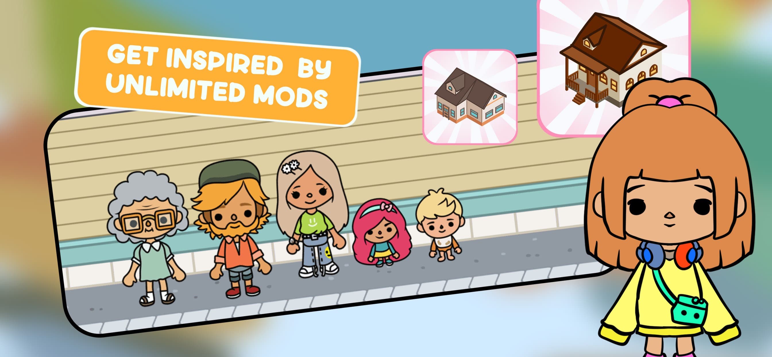 Family emoji Mods for toca screenshot 2 - screenshot