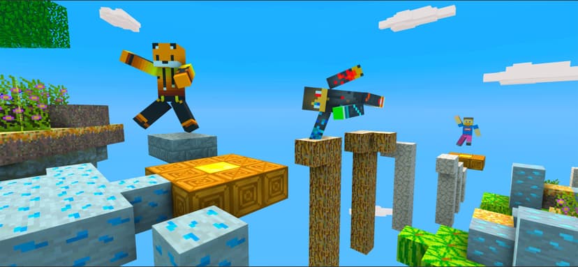 Craft Parkour : 3D Blocky Race screenshot 1 - screenshot