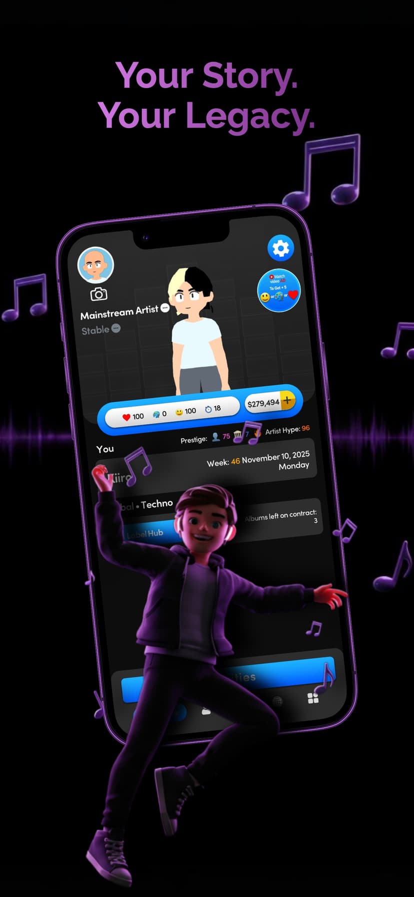 Music Wars Rockstar: Rap Life screenshot 2 - screenshot