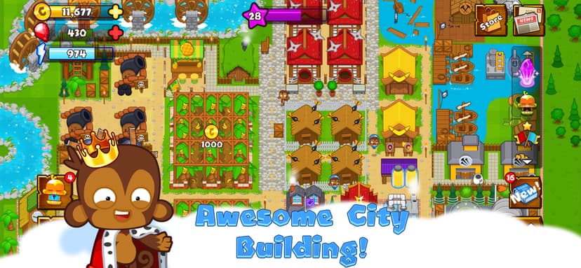 Bloons Monkey City screenshot 1 - screenshot