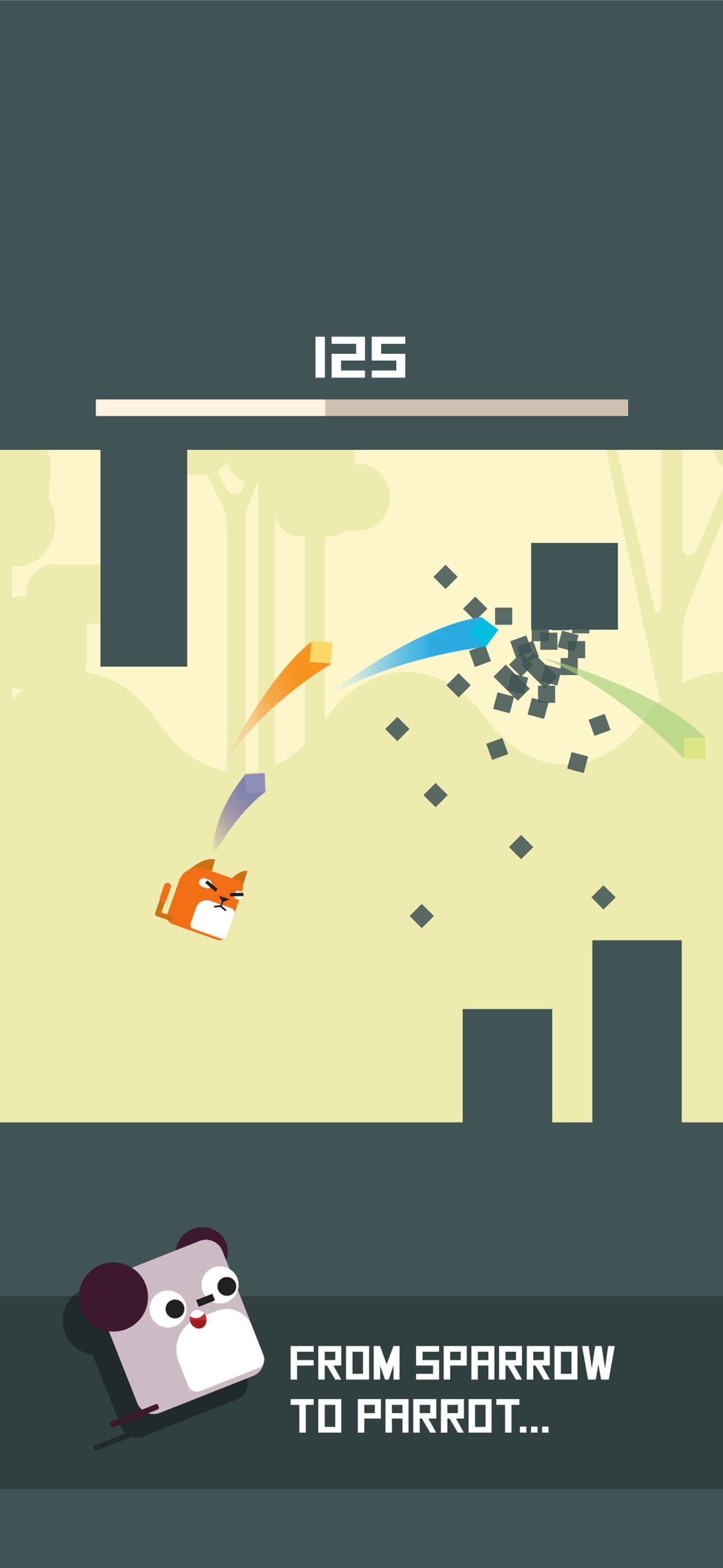 Square Bird Watch - Block Jump screenshot 7 - screenshot