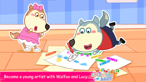 Wolfoo's Coloring Book screenshot 1 - screenshot
