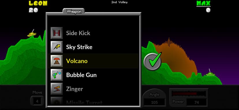 Pocket Tanks Deluxe screenshot 2 - screenshot