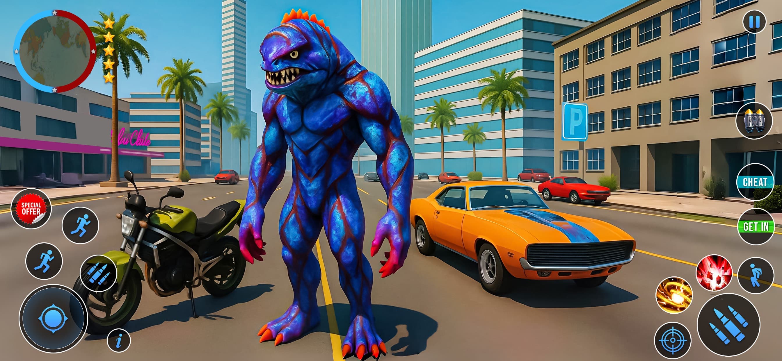 Gangster Fish Head:City Battle screenshot 1 - screenshot