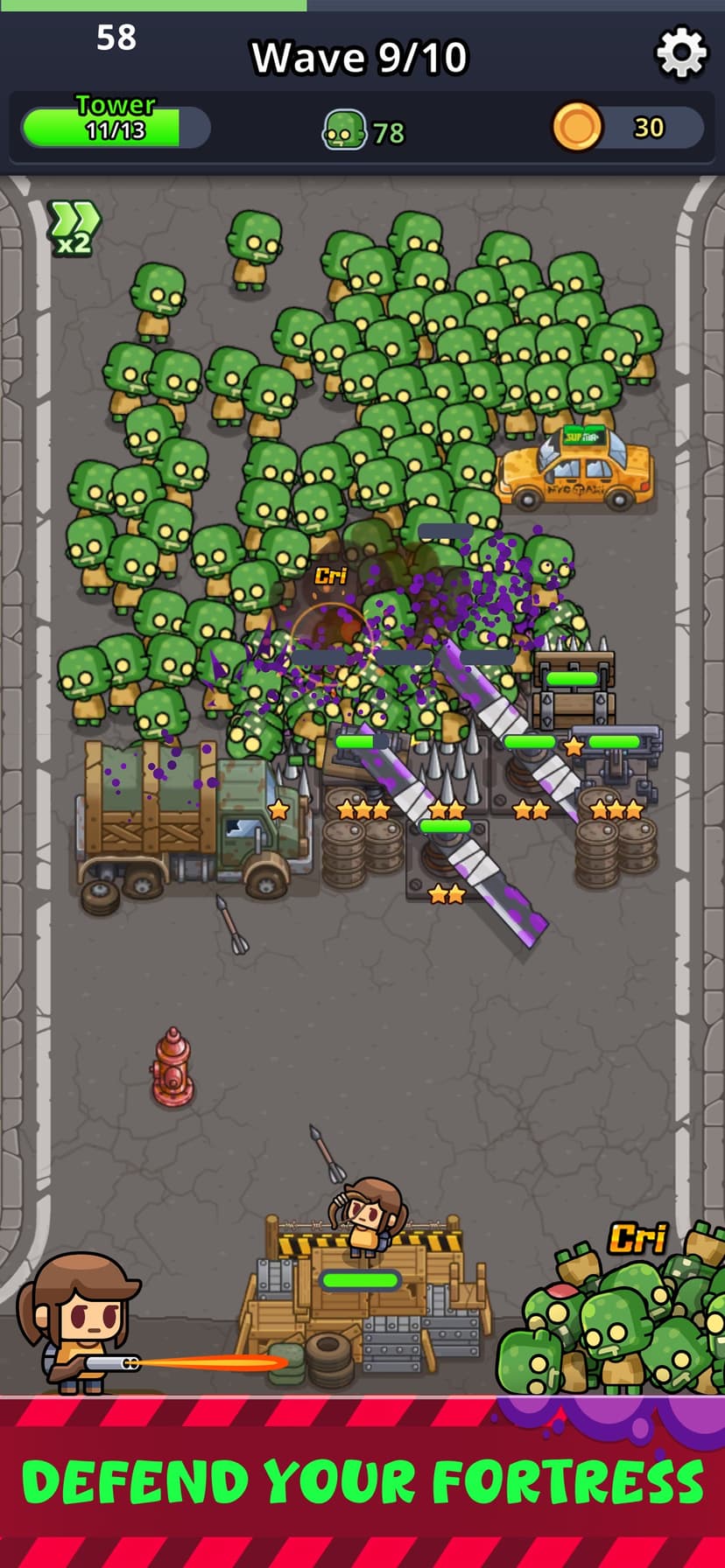 Zombie Fortress: Trap Defense screenshot 2 - screenshot