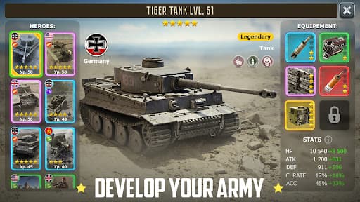 Heroes of War: Idle army game screenshot 7 - screenshot