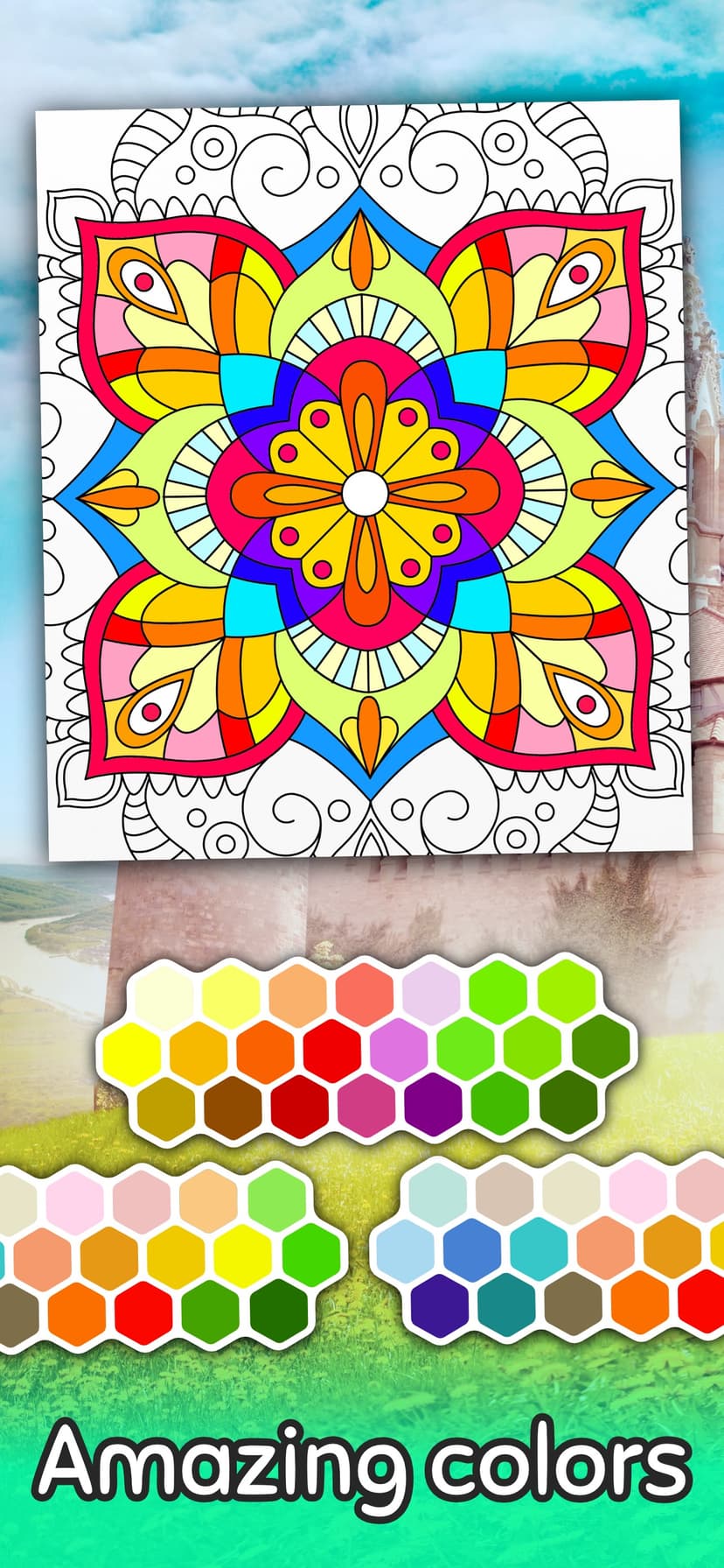Mandala Coloring Pages Game screenshot 7 - screenshot