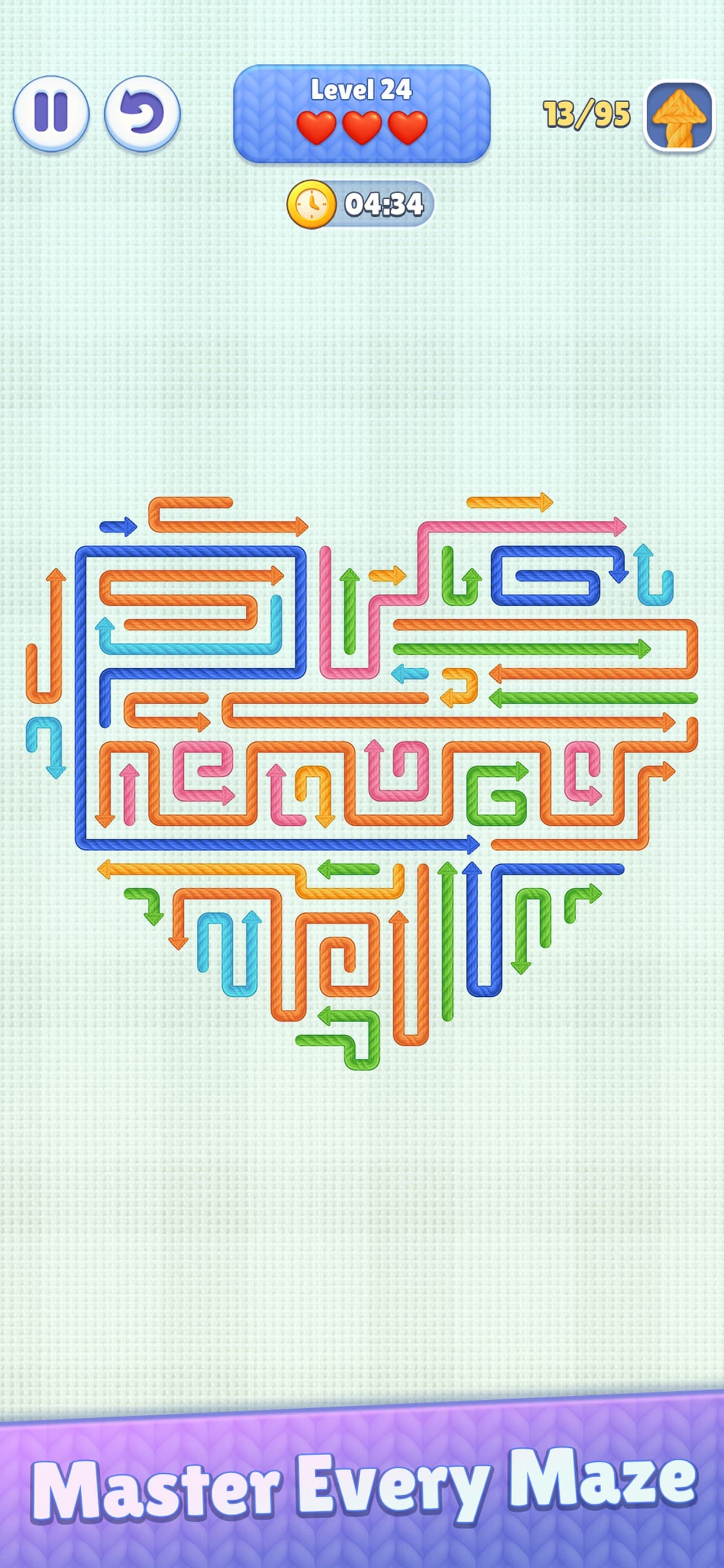 Rope Out: Color Puzzle screenshot 3 - screenshot