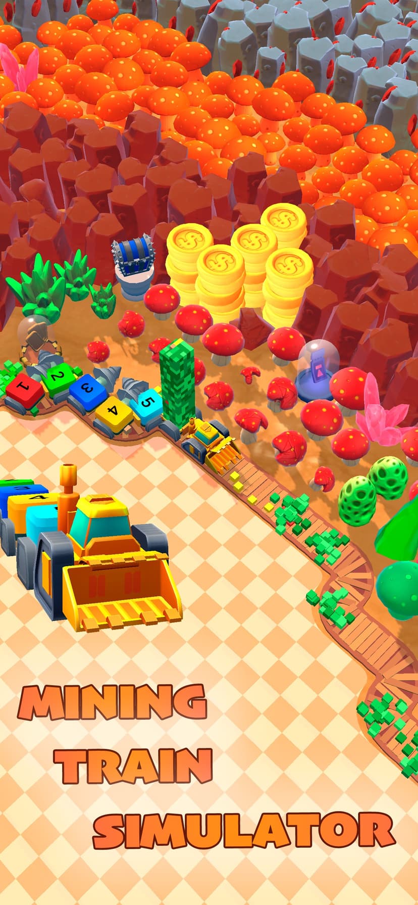 Mine Cart Merge: Idle Mania screenshot 1 - screenshot
