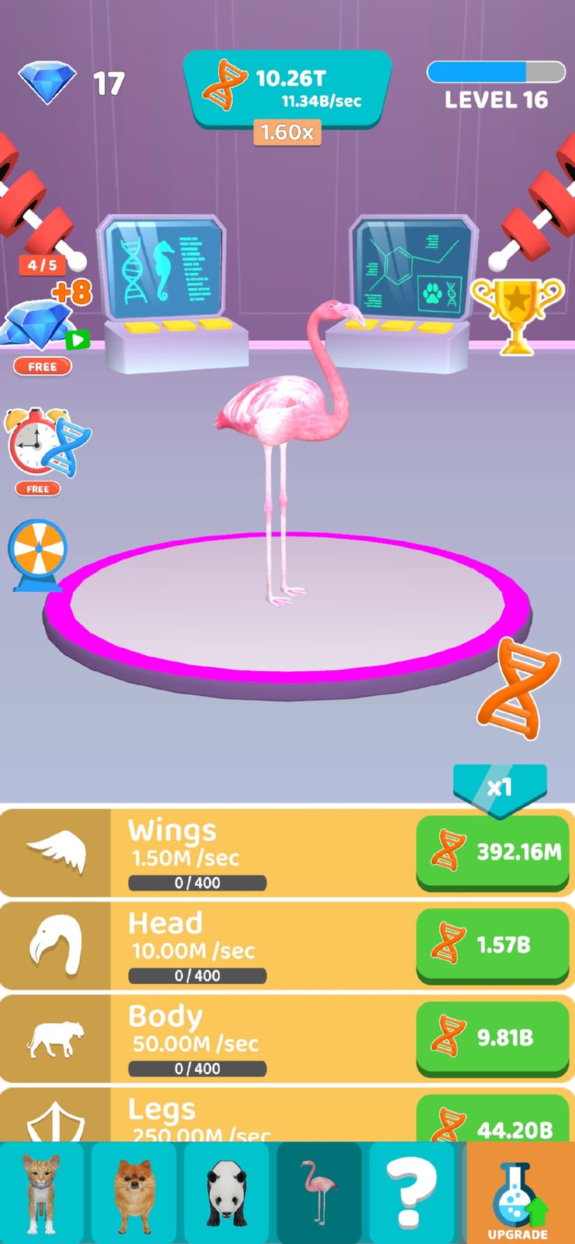 Idle Animal Evolution screenshot 4 - screenshot