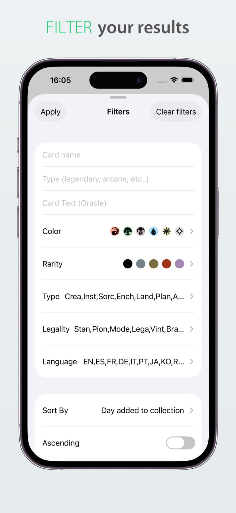 Card Binder: MTG Manager screenshot 4 - screenshot