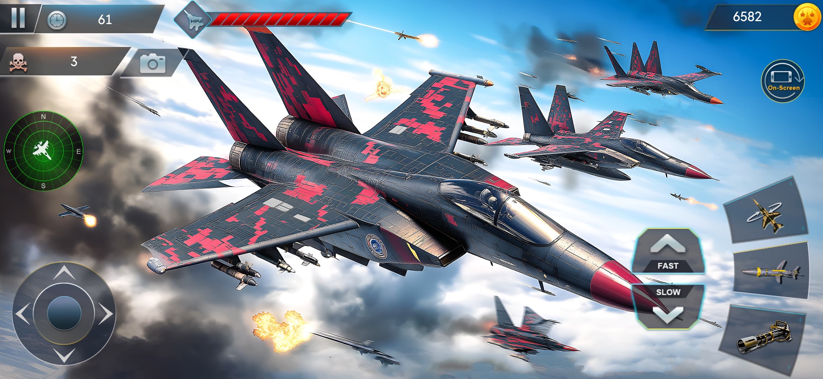 Airplane War Fighter Jet Games screenshot 4 - screenshot