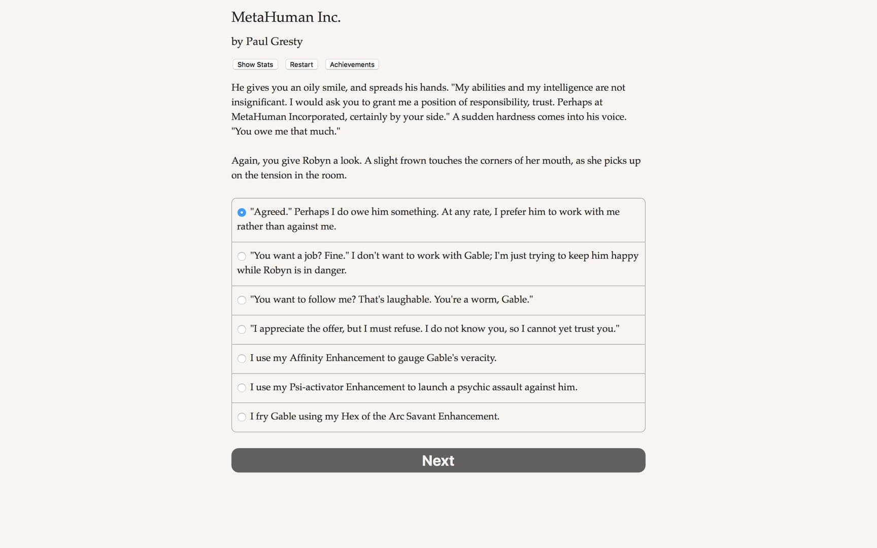 Null - screenshot