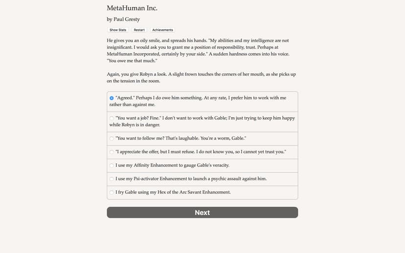 Null - screenshot