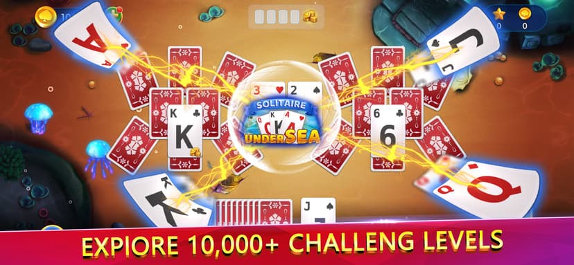 Solitaire UnderSea Tripeaks screenshot 2 - screenshot