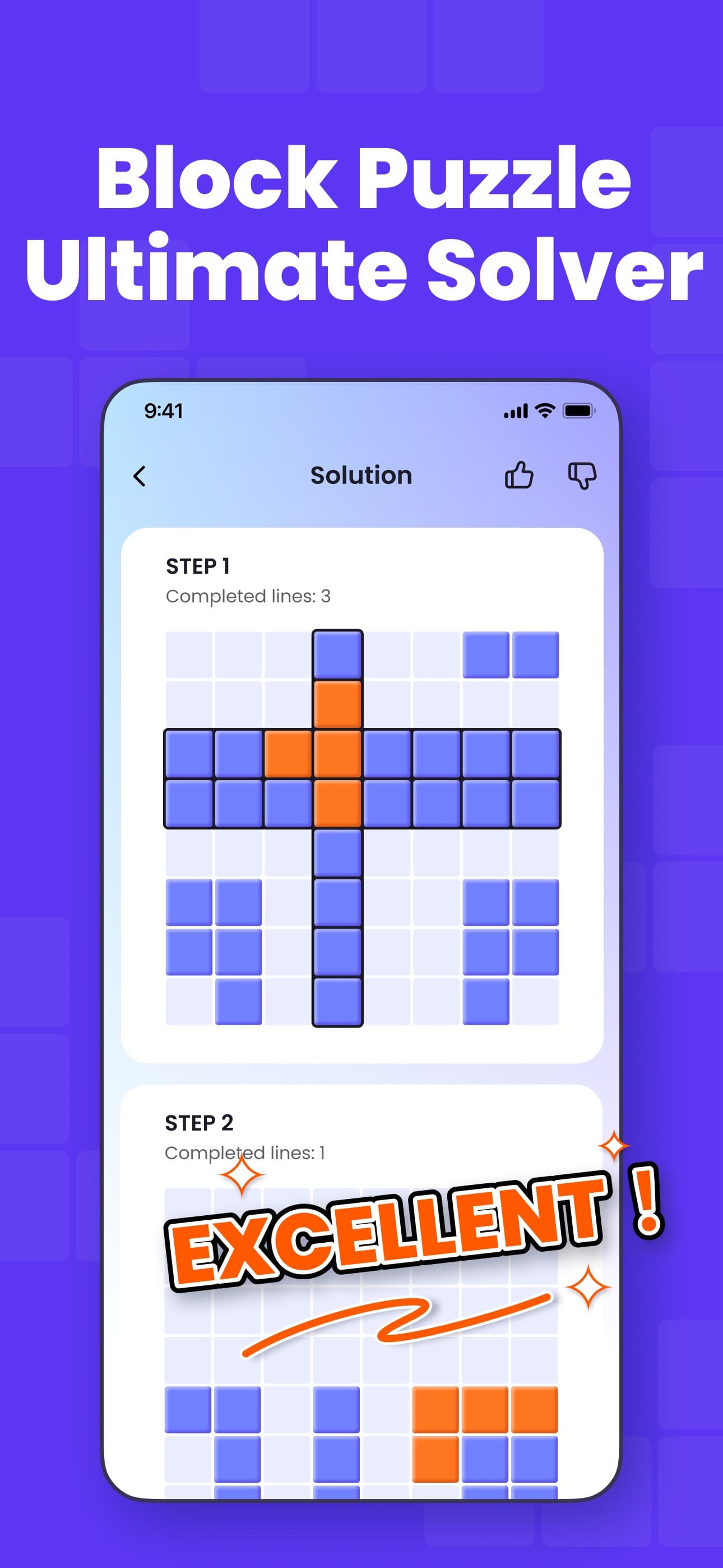 Block Puzzle Solver for Blast screenshot 1 - screenshot