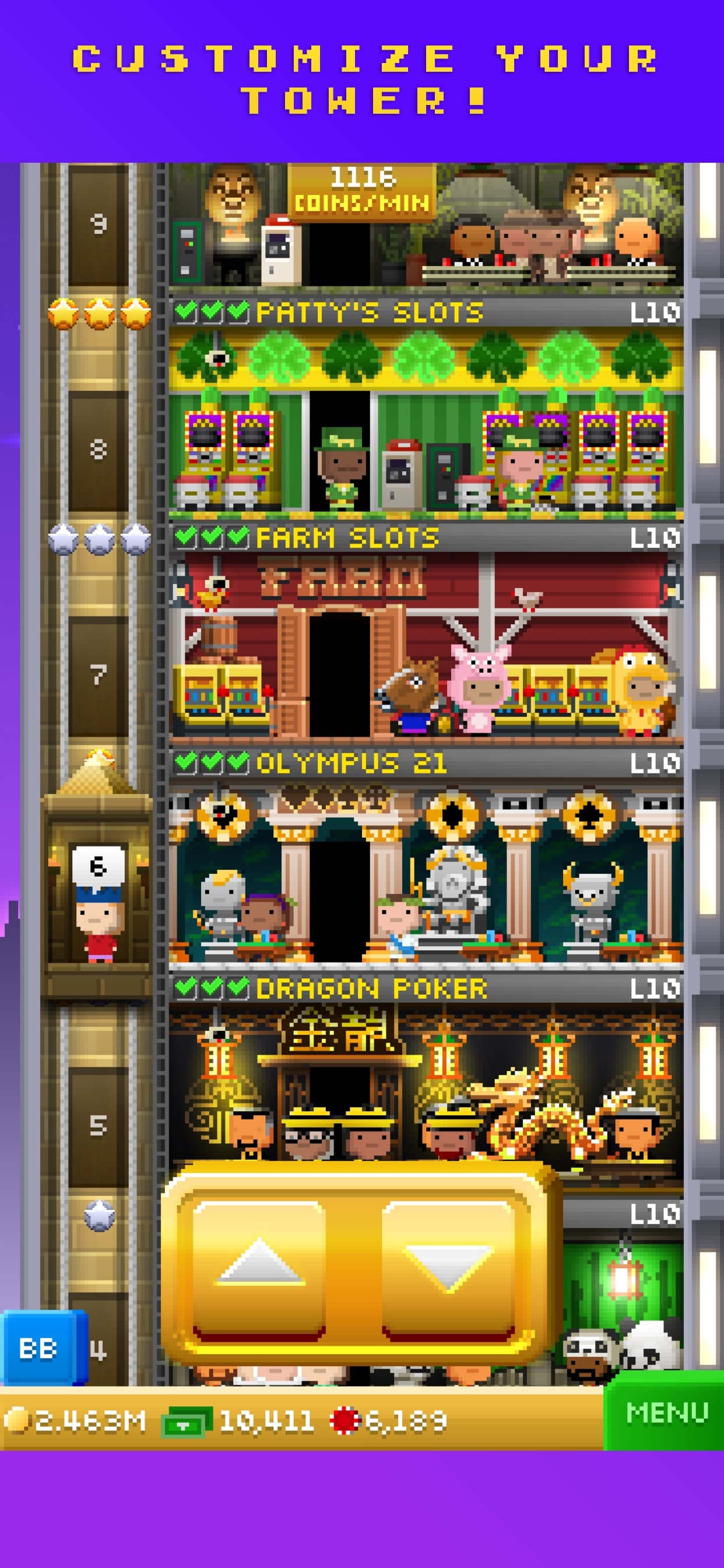 Tiny Tower Vegas Casino screenshot 3 - screenshot