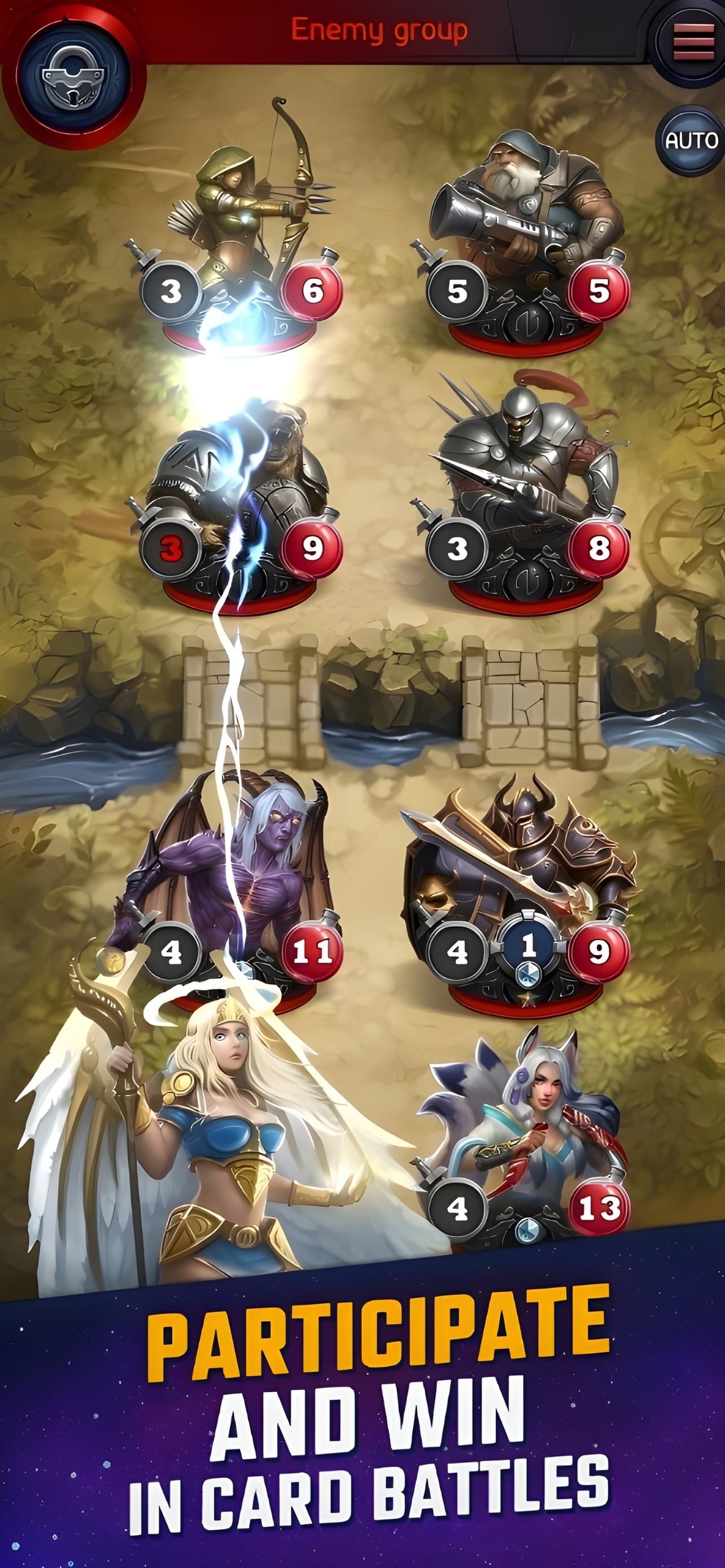Card Heroes: CCG Magic Arena screenshot 1 - screenshot