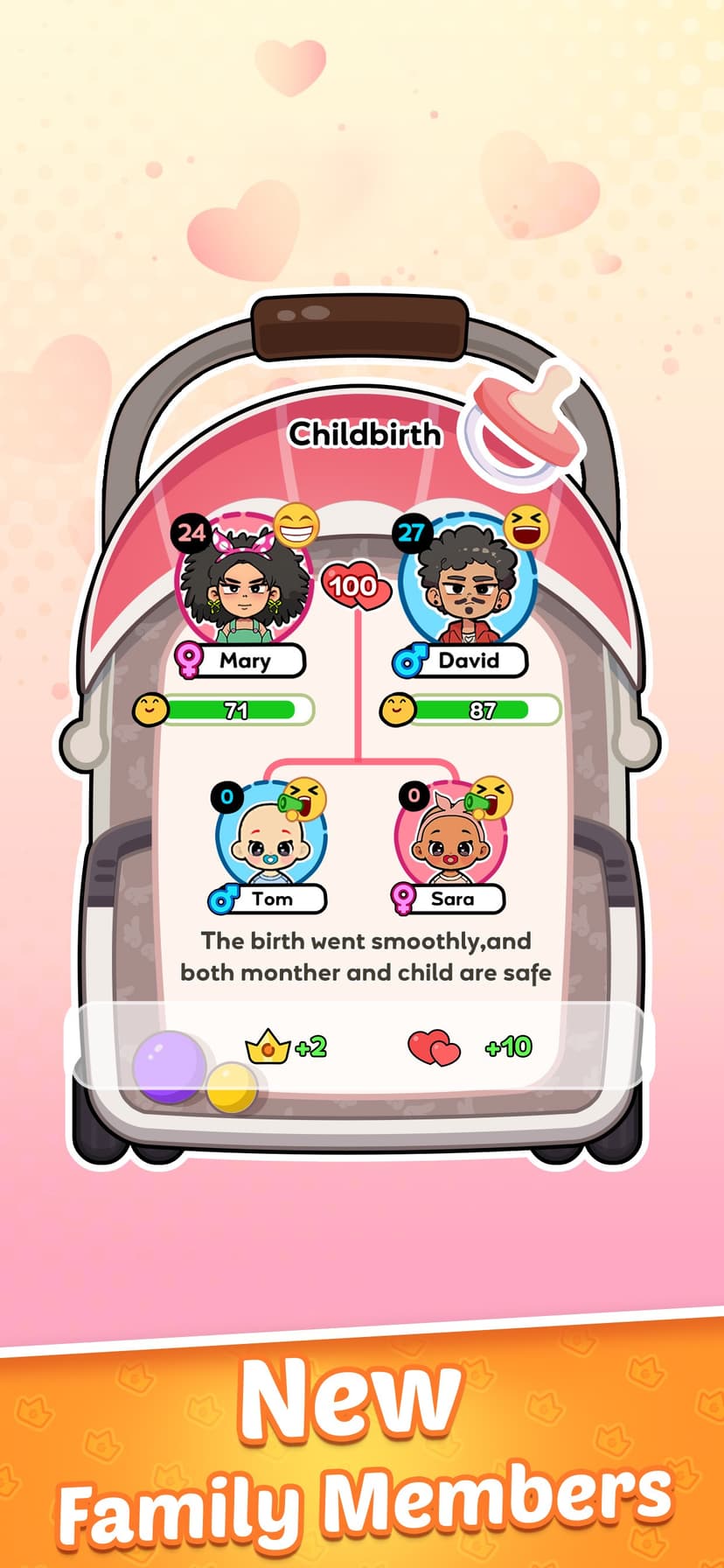 Family Go! - Lifetime Sim game screenshot 4 - screenshot