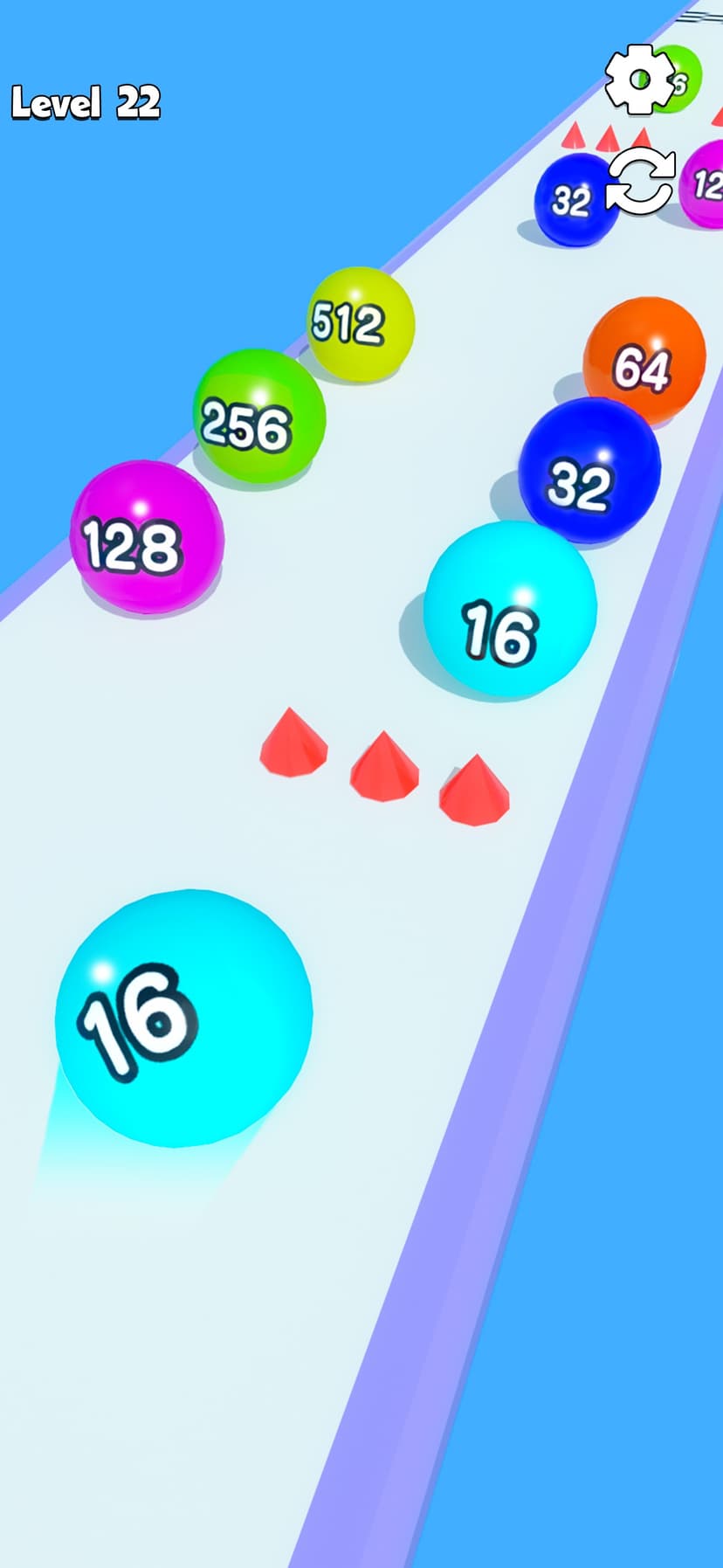 Rolling Ball Numbers Merge screenshot 6 - screenshot