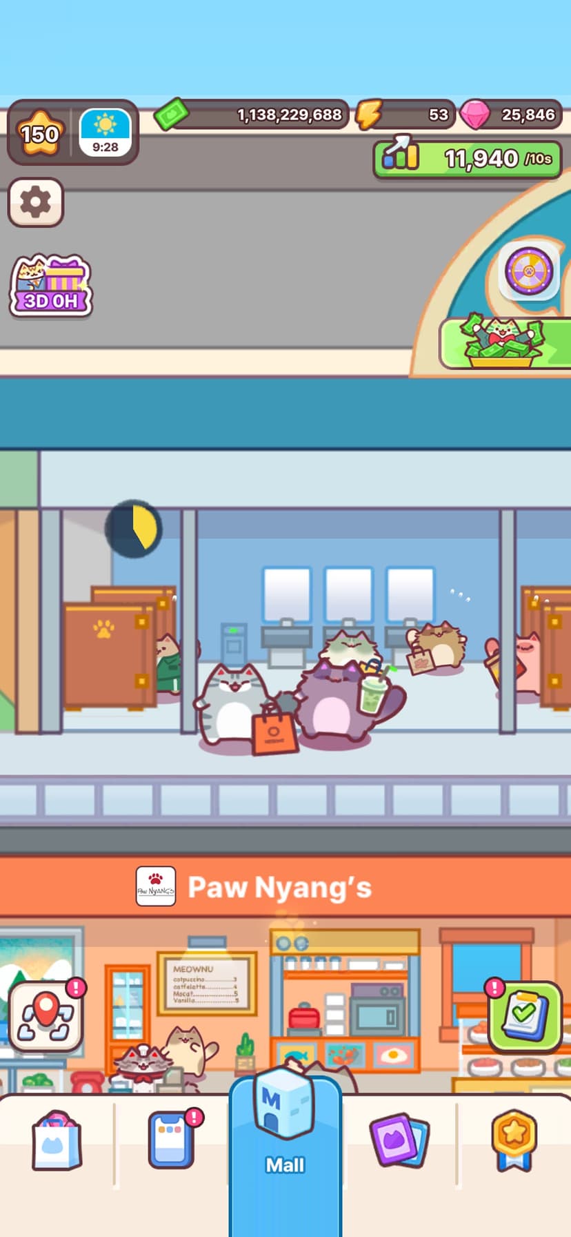 Cat Mall: Idle Shopping Tycoon screenshot 4 - screenshot