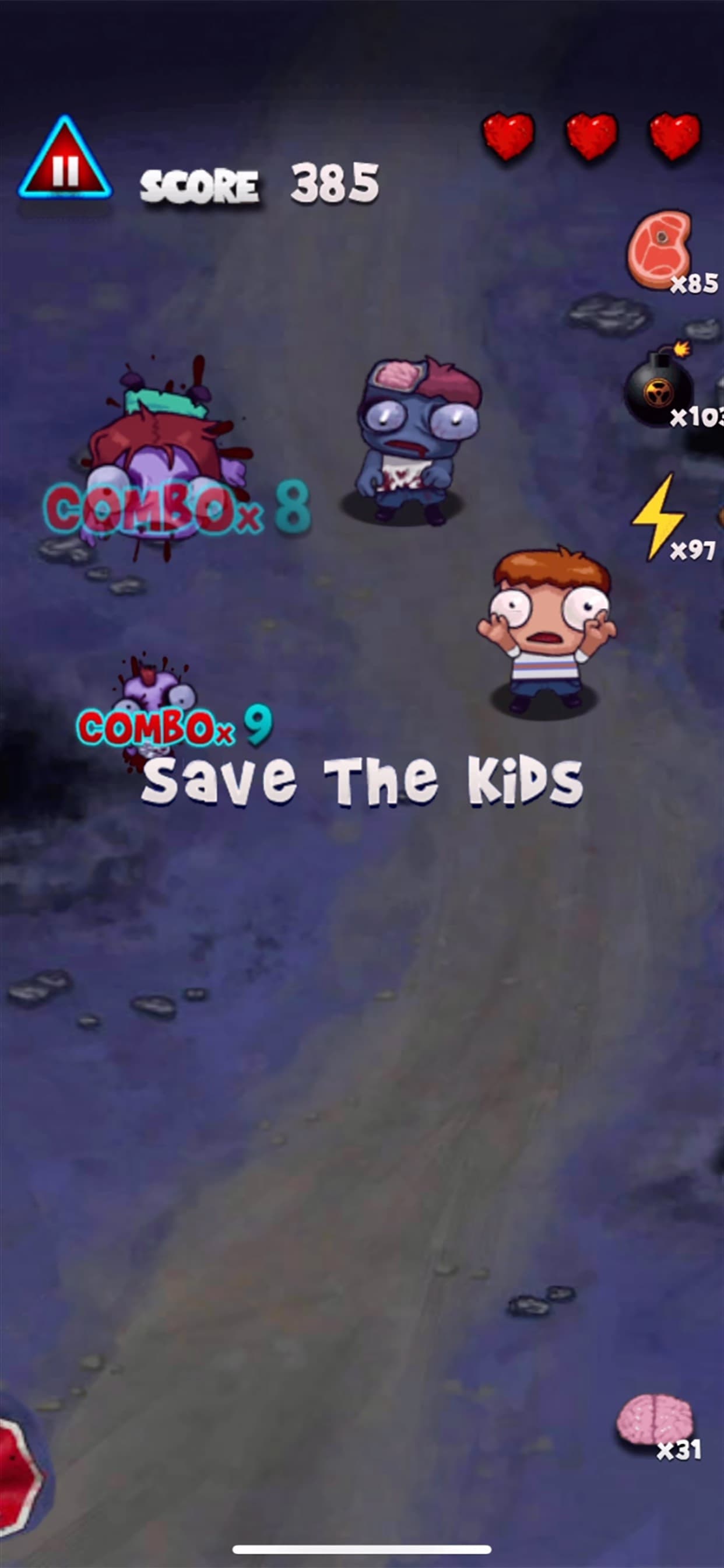Zombie Smasher Puzzle screenshot 2 - screenshot